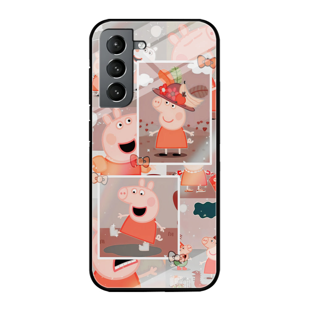 Peppa Pig Aesthetic In Frame Samsung Galaxy S21 Plus Case