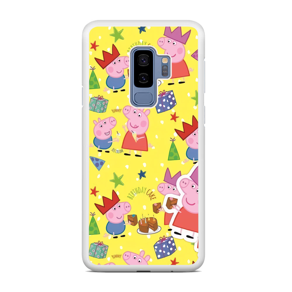 Peppa Pig Birthday Momment Samsung Galaxy S9 Plus Case