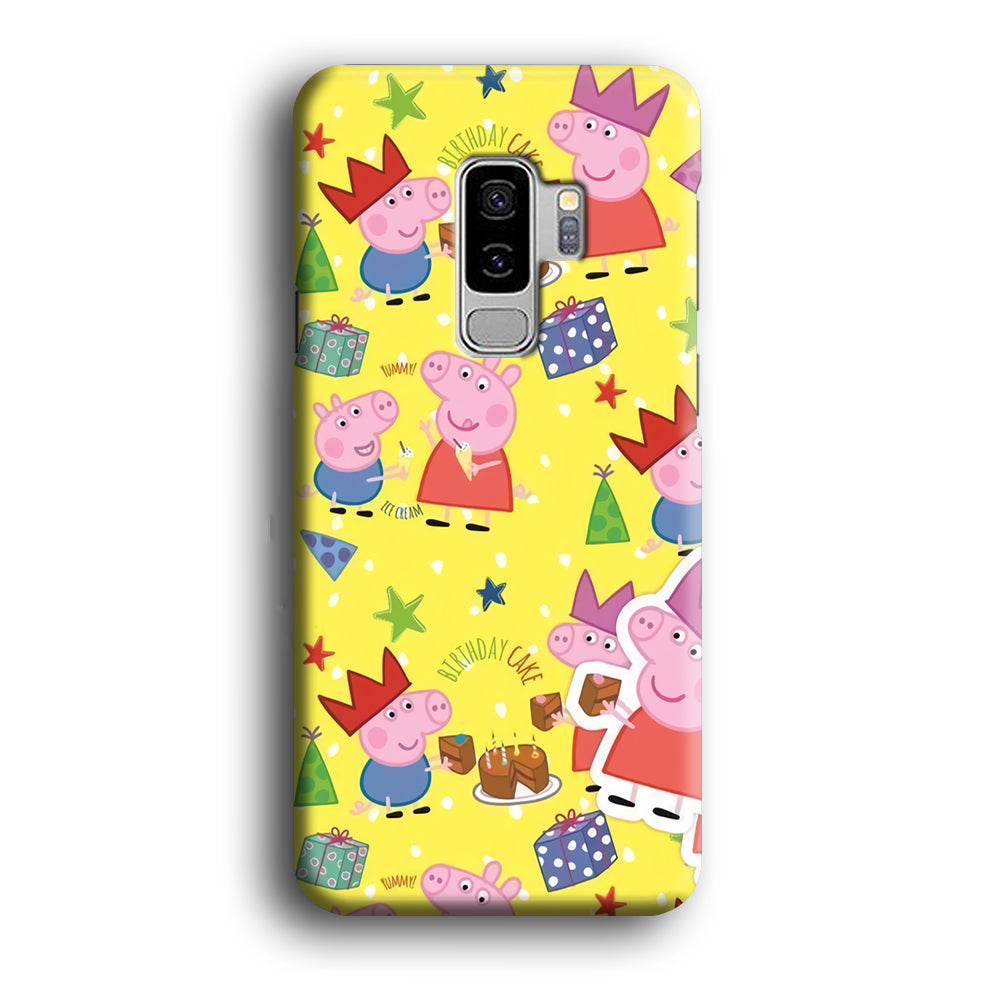 Peppa Pig Birthday Momment Samsung Galaxy S9 Plus Case