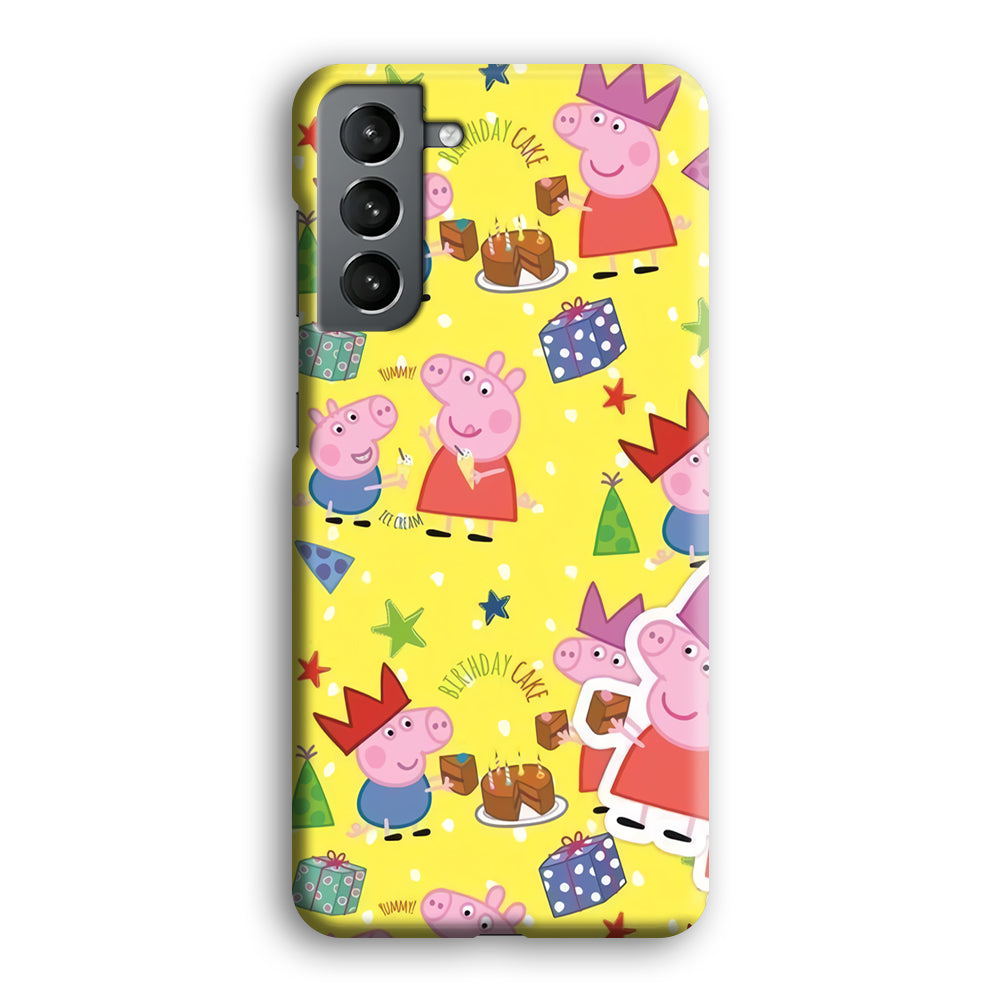 Peppa Pig Birthday Momment Samsung Galaxy S21 Case
