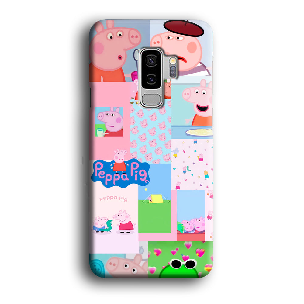 Peppa Pig George Collage Samsung Galaxy S9 Plus Case