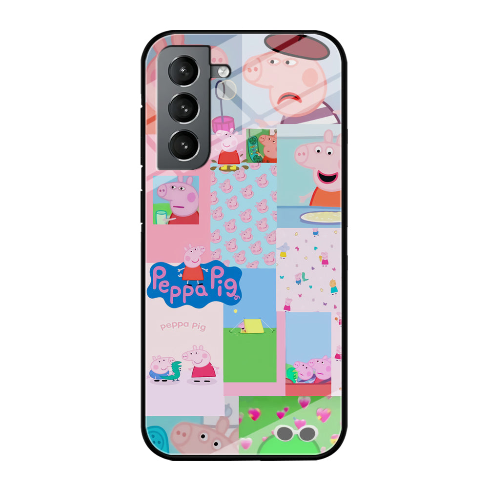 Peppa Pig George Collage Samsung Galaxy S21 Plus Case