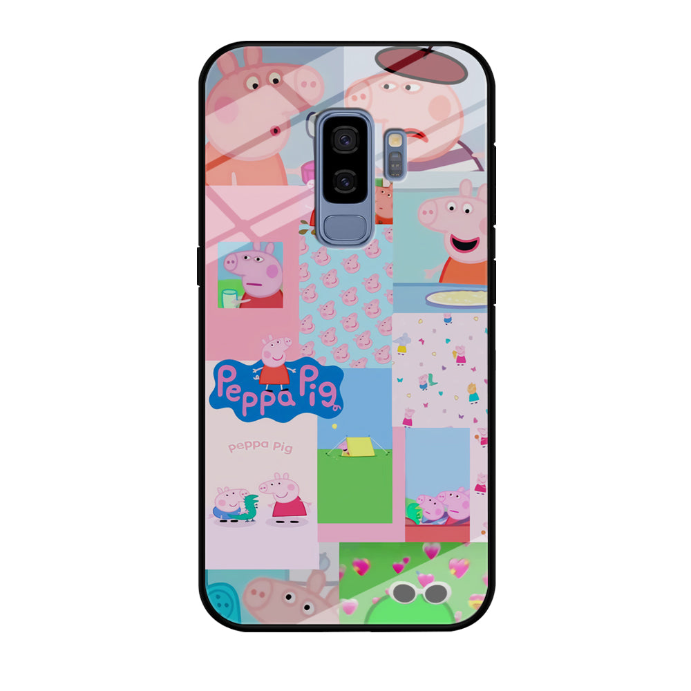 Peppa Pig George Collage Samsung Galaxy S9 Plus Case