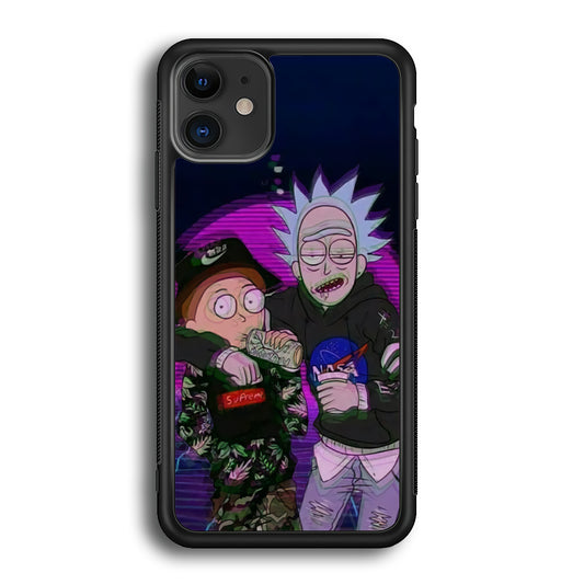 Rick and Morty Hypebeast iPhone 12 Case