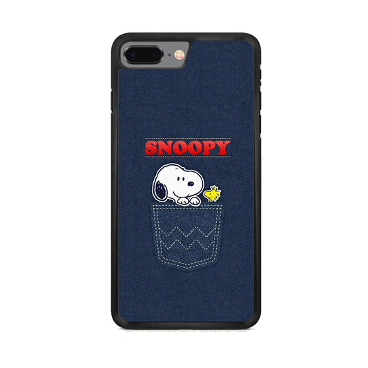 Snoopy And Woodstock In The Pocket Jeans iPhone 7 Plus Case