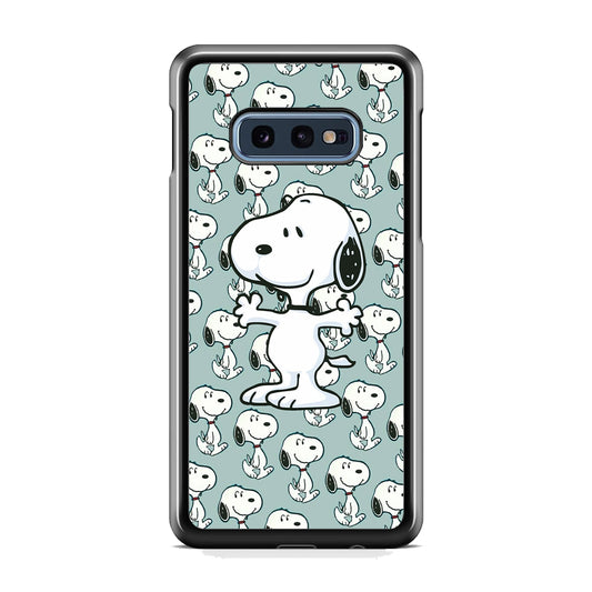 Snoopy Hug Coming Samsung Galaxy S10E Case