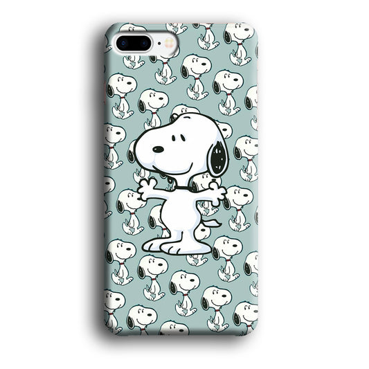 Snoopy Hug Coming iPhone 8 Plus Case