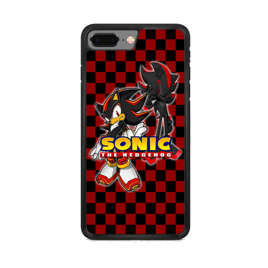 Sonic Hedgehog Red Black iPhone 7 Plus Case