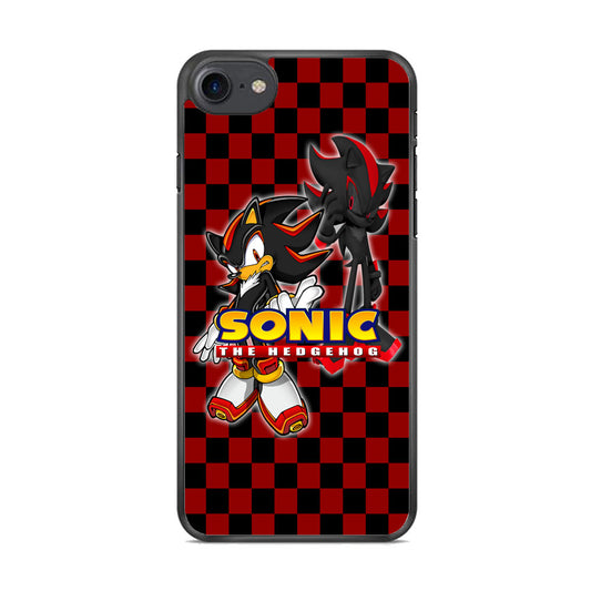 Sonic Hedgehog Red Black iPhone 7 Case
