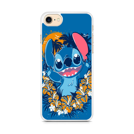 Stitch Blue Wallpaper iPhone 7 Case