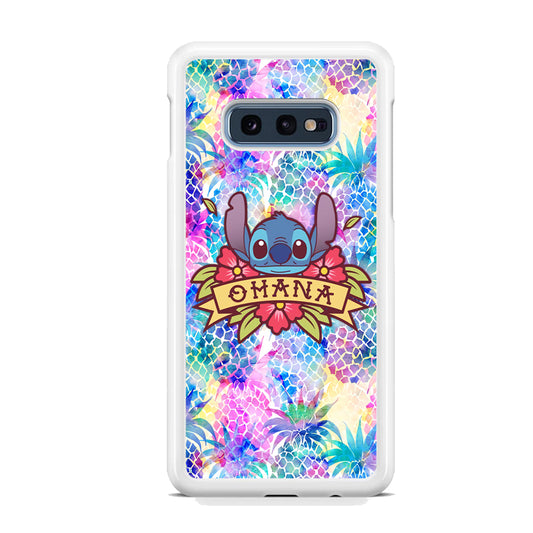 Stitch Ohana on Summer Samsung Galaxy S10E Case