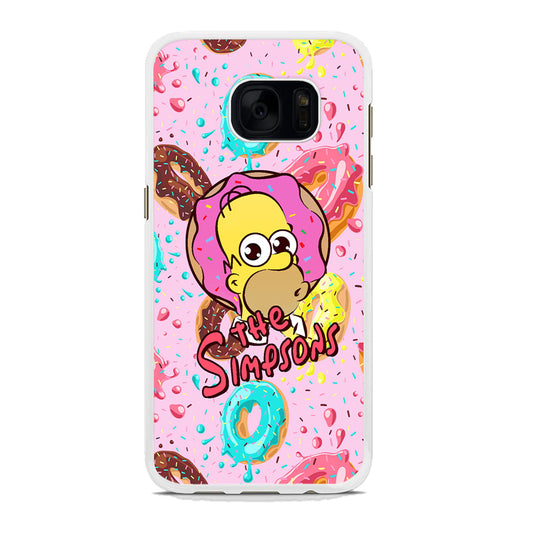 The Simpson Donuts Hunter Samsung Galaxy S7 Case