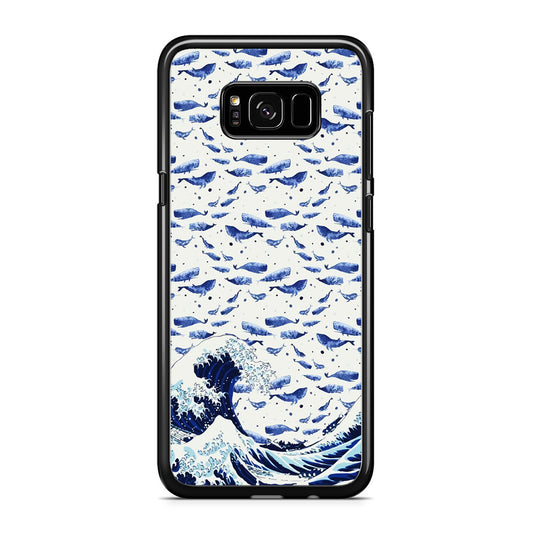 Whale on The Waves Samsung Galaxy S8 Plus Case