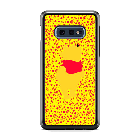Winnie The Pooh Orange Touch Samsung Galaxy S10E Case
