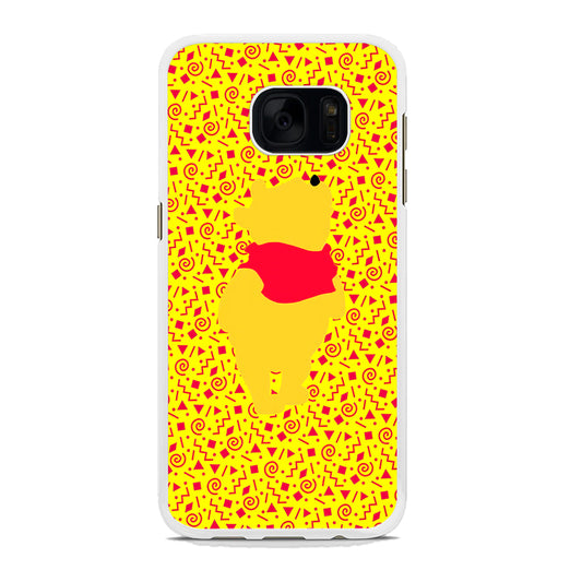 Winnie The Pooh Orange Touch Samsung Galaxy S7 Edge Case