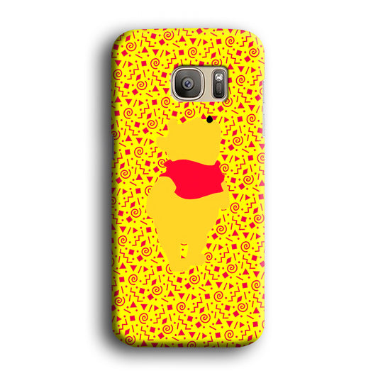 Winnie The Pooh Orange Touch Samsung Galaxy S7 Case