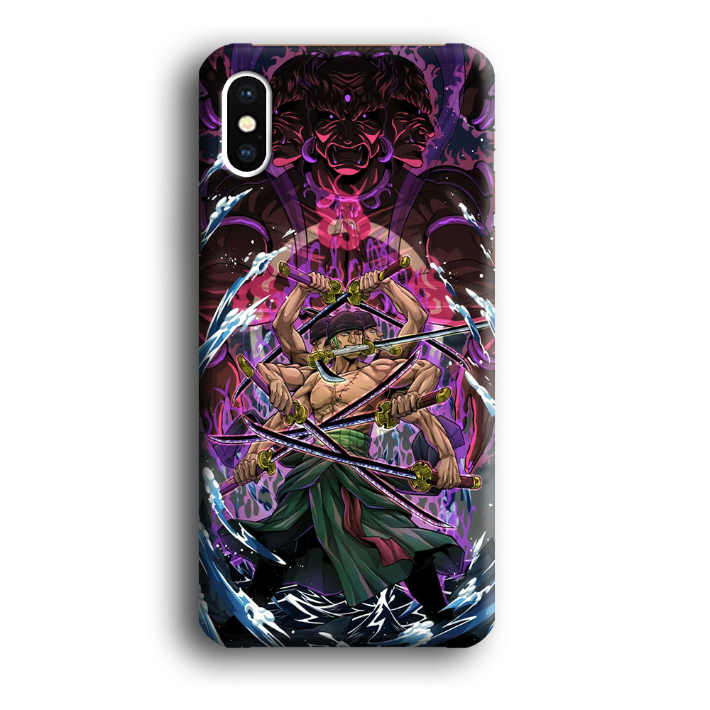 Zoro Ashura Sword Style iPhone X Case